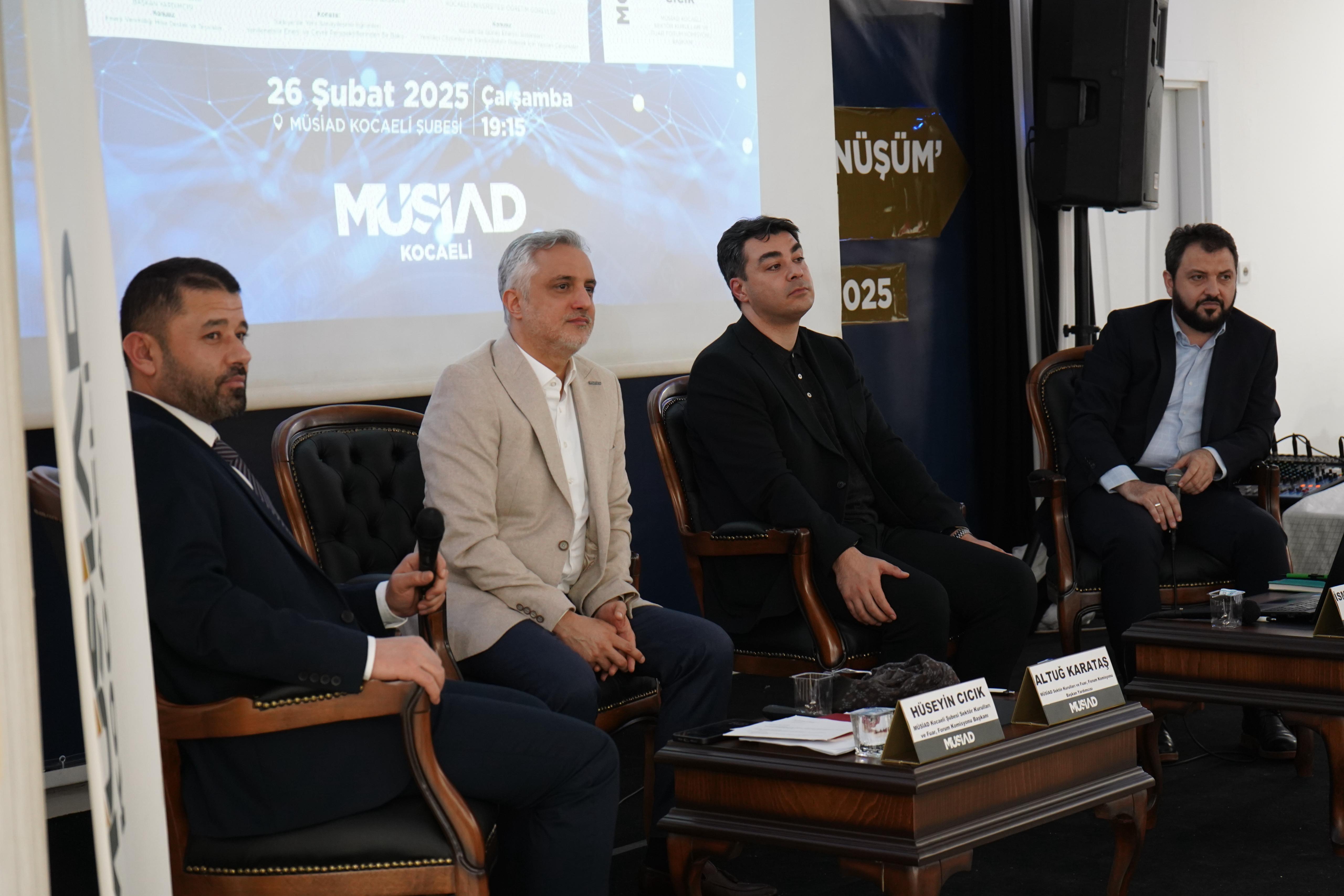 MÜSİAD KOCAELİ, ENERJİNİN DÖNÜŞÜMÜNÜ KONUŞTU